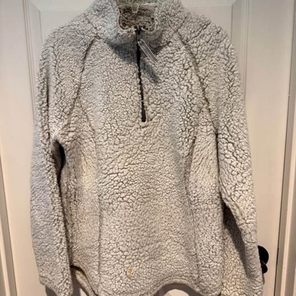 Cozy Sherpa 1/4 Zip Pullover Size M